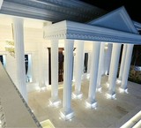 Implementation of Roman facade with polystyrene foam