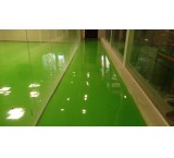 Production and implementation of epoxy flooring