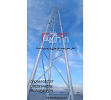 نصب دکل مهاری/نصب دکل دوربین/نصب دکل برج نوری/منوپل