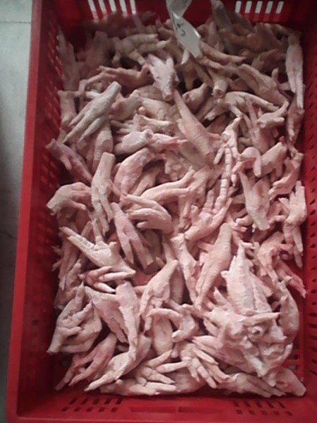 Processing and sale of chicken feet / paws for export