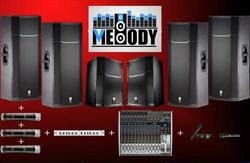 Rental of professional audio systems and super professional and the lighting