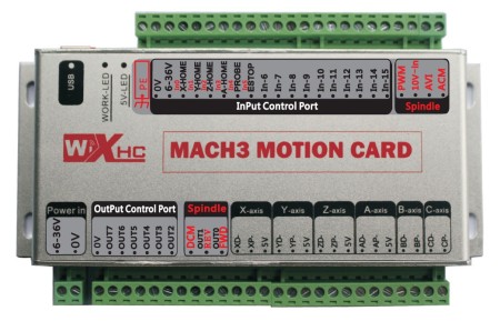 فروش و نصب کنترلر Mach3 با پورت USB