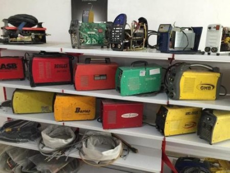 Repairs specialized types of welding machines