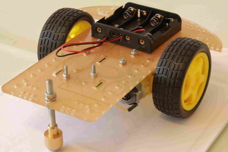 The chassis of the robot obstacle detection