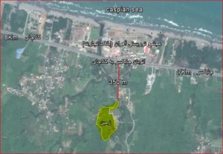 The sale of land hectare site in the chaboksar with residential land use,