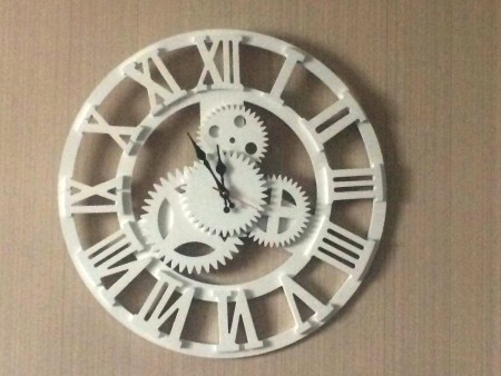 Wall clock gears