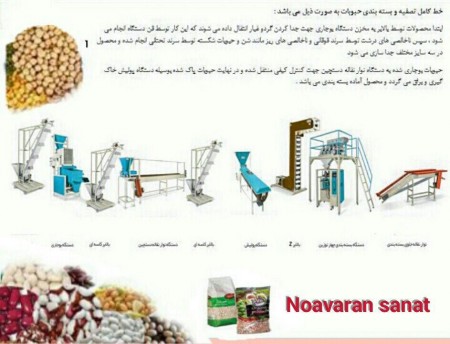 Full line of clean وبوجاری cereal