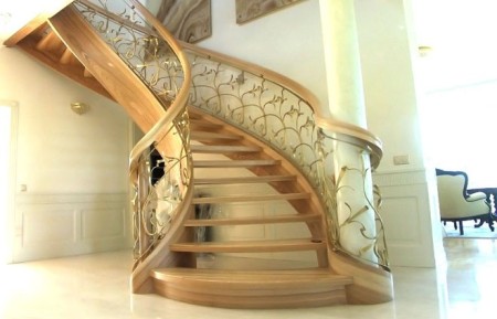 Stairway, prefabricated stair ready ونرده 09901434332