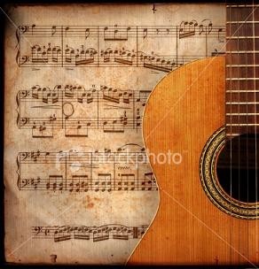 Tutoring classical guitar in pop style with singing