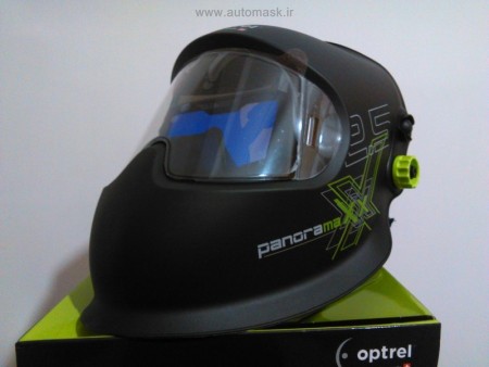 کلاه ماسک اتوماتیک جوشکاری مدل panoramaxx ساخت ٱپترل سوئیس