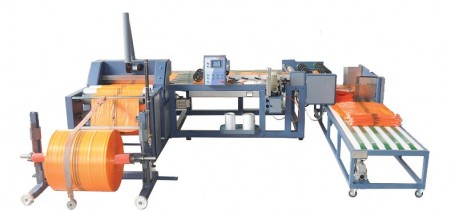 Fully automatic bag cutting and sewing machine (equipped with gripper)