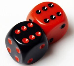 Sale of dice and nuts