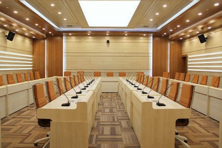 Furnishing of conference hall and Hall for meetings, the company الکتروویژن