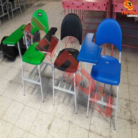 صندلی دسته تاشو امتحانی پلاستیکی