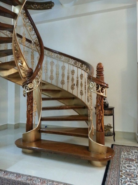 Round and modern stairs