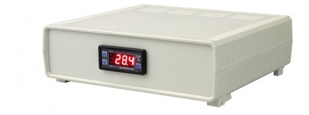 Refrigerator temperature display and warning