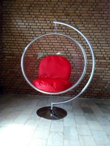 Comfortable swing - Relaxed glass chair model