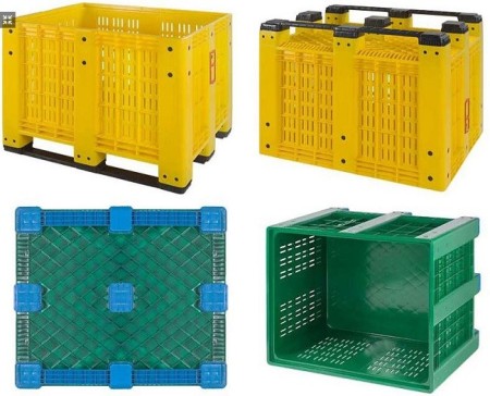 Production of plastic pallets and sanitary pallets