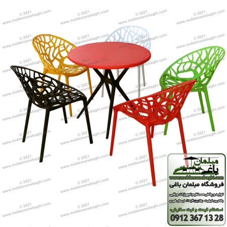 Polycarbonate chair model tree or foliage