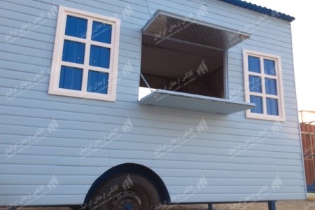 Design, construction and sale of wheeled shed