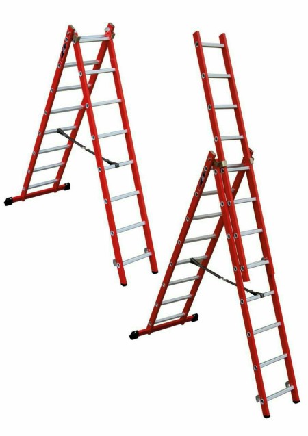 Homemade, folding, sliding ladder