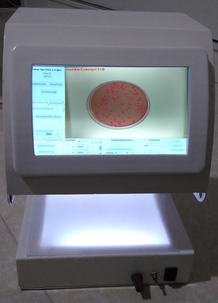 Automatic colony counting machine