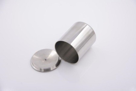 Metal pycnometer - density cup - steel pycnometer