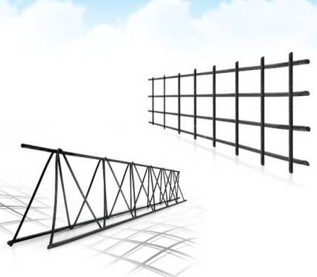 Selling all types of beam trusses and rebar grids and standard beams