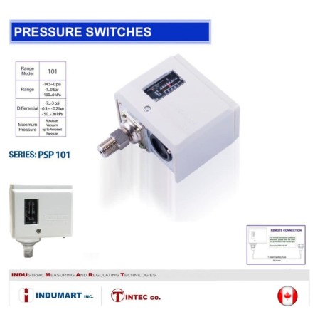 PSP 100 switch pressure
