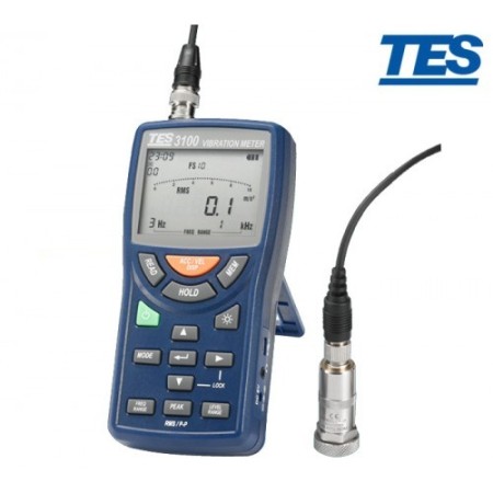 Vibration meter model TES-3100 made by TES company in Taiwan
