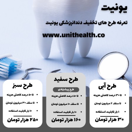 50% discount plan for Unit Dentistry