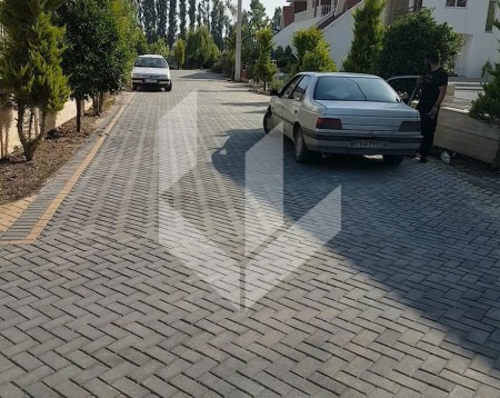 Concrete paving stones for traffic for settlements