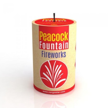 Nargstar peacock firework waterfall 1 kg burning time 40 seconds