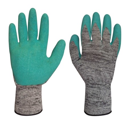 Production of latex anti-cut safety gloves
