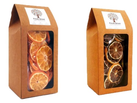 Dry fruit packaging box