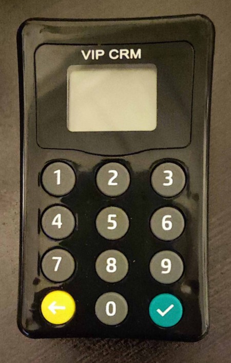 جهاز تسجیل رقم الهاتف لتحویل العملاء ولوحة الرسائل القصیرة