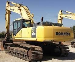 Komatsu and Caterpillar pc 400 excavators for sale