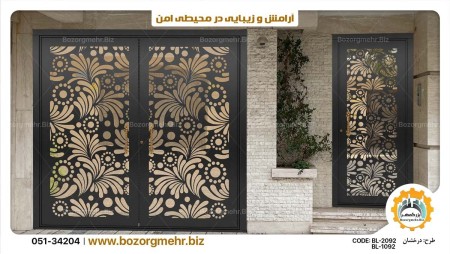 Production and execution of the luxury prefabricated door of Bawerq cnc