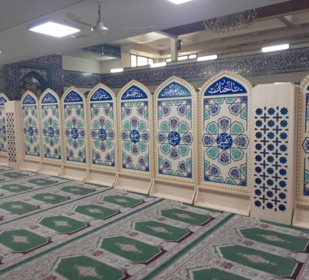 Manufacturer of mosque partition, prefabricated and movable religious partition
