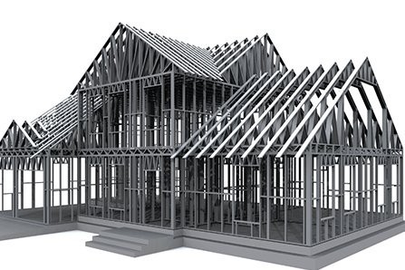 Steel structure/frame Light steel structure villa, modular house