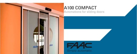 Jaw automatic glass door in Italy
