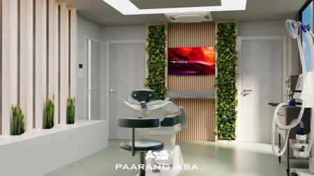 Interior design of hair transplant clinic