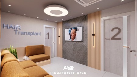 Interior design of hair transplant clinic