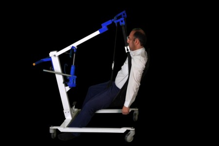 Manual patient lift for home and car