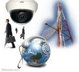 Presenter, surveillance cameras and transmission of images