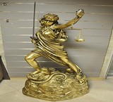 The statue of Justice,