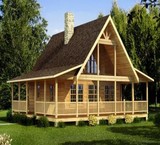 Villa wooden prefabricated