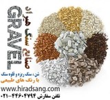 River stone - crushed stone-sand color