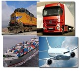 Company, international transport, land, and sea and air