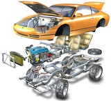 Importer of spare parts and components all types of luxury cars